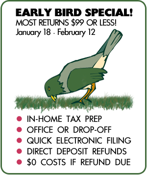 early bird special deal
